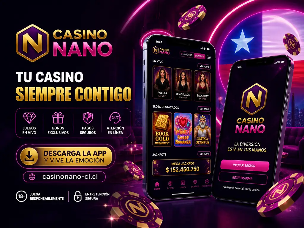Casino Nano app móvil sin descarga nativa disponible